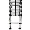 DRABEST Teleskopický rebrík 1x13 priečok výsuvný DRABEST DT-13 HOME