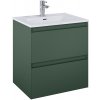Elita Split skrinka 60x45.8x63.5 cm závesná kúpeľňová skrinka pod umývadlo zelená 168997