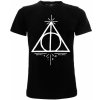 Harry Potter Deathly Hallows - Dary smrti tričko čierne detské