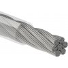 oceľové lanko ø2mm (7x19 dr.) /galvanicky pozinkované s PVC obalom - celková hrúbka 2.5mm