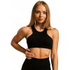 Dámska podprsenka GymBeam BeastPink Venture Sports Bra Black XXL