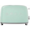 Hriankovač TSF01PGEU, 2 plátky, pastelovo zelená, Smeg