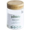 Dóza Pebbly PKV-026, sklenená, okrúhla, na jedlo, 450 ml, bambusové veko