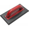 TOPTRADE hladítko ABS, guma tvrdá, 250 x 130 x 8 mm, profi