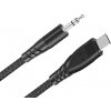 Kábel PS USB typu C - konektor 3,5 mm 1 m