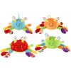 Teddies Krab hrkálka plyš 10x15cm