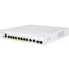 Cisco switch CBS350-8P-E-2G-EU (8xGbE,2xGbE/SFP combo,8xPoE+,60W,fanless) - REFRESH