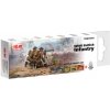 Sada akrylových farieb ICM - WWII British Infantry 6x12ml