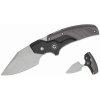 Vega CIVIVI C21036-3 Typhoeus pevný nôž - tlačná dýka, Stonewash, čierno-sivá, hliník, kožné puzdro