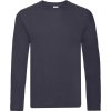 Fruit of the Loom Tričko Original LSL T, dlouhý rukáv, pánské COT-161428a3613 3XL Navy deep