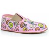 Pegres BF01 růžový donut barefoot bačkory 28 EUR