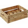 Kesper Drevená opálená bednička 30 x 20 x 15 cm