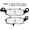 Predné brzdové doštičky / obloženie Nissin Suzuki VL 1500 Intruder LC Right 2002 směs NS