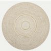 Diamond Carpets India , Ručne viazaný kusový koberec Cirra J-50 Natural kruh, 80x80, béžová, chodba / predsieň