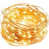 ISO 7266 Svetelný reťaz na batérie 100 LED teplá biela 10m