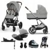 CYBEX SET Kočík kombinovaný Balios S Lux Silver Stone Grey Gold+sedačka