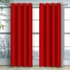Jednofarebný záves - Červený Uchytenie závesu: Riasiaca páska 1