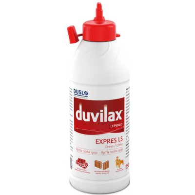 Lepidlo Duvilax Expres LS - expresné lepidlo na drevo biela 250 ml