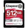 Kingston SDXC 512 GB Canvas React Plus V60 SDR2V6/512GB