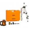 Rotačný laser GeoFennel Roneo MAXI SET s červeným lúčom + milimetrový prijímač FR 60-MM + statív + lata