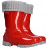 Demar STORMER LUX 0407 B červené Detské zateplené gumáky 32-33 0407B_32-33