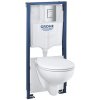 GROHE 39586000 Solido WC SET 5v1,Bau CeramicaRapid SL,stav. výška 1,13m alpská biela/chróm 39586000