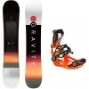 Gravity Bandit 24/25 snowboard + Raven RAGE Fastec FT360 orange vázání - 159 cm + L (EU 41-44)