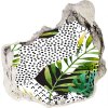 Nálepka 3D diera na stenu Tropické listy 75x75 cm