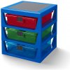 LEGO Storage organizér se třemi zásuvkami 4095 Organizér modrá