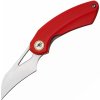Bestech BIHAI 14C28N Stonewash+Satin G10 Red BG53C-1