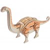 Woodcraft drevené 3D puzzle brontosaurus