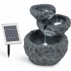 Blumfeldt Murach, solárna kaskádová fontána, akumulátorová prevádzka, 2 W, solárny panel, 3x LED (SOL1-Murach)