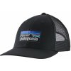 Šiltovka Patagonia P-6 Logo LoPro Trucker Hat Farba: čierna