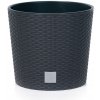Kvetináč plast sivý Prosperplast 30 cm x 30 x 27 cm