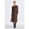 Gant slim geometric shirt dress modrá
