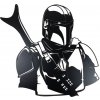 Veselá Stena Drevená nástenná dekorácia Star Wars Mandalorian čierny