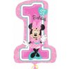 Amscan Fóliový balónik číslo 1 Minnie 71 x 48 cm