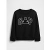 GAP Baby mikina s logom Čierna 5YRS Čierna Čierna
