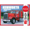 Plastový model kamion AMT 1286 - Kenworth Conventional W-925 Coca-Cola (1:25)