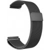 Madvell Kovový Milanese remienok čierna 22mm