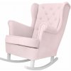 Hojdacie kreslo , púdrovo ružové