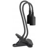 Kobi | Flexibilná stolná lampa s klipom PLANTY 2xE27/30W/230V čierna | KB0539