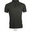 SOL´S PRIME / Pánska polokošeľa z ťažkej bavlny - dark grey 4XL
