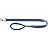 TRIXIE Vodítko PREMIUM s vyplnenou rukoväťou 1m/25mm (L-XL) - indigo