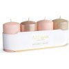 Artman Candles sviečky Rose Gold 4 ks, ružová