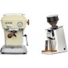 Ascaso Dream PID, Sweet Cream + Eureka Mignon Zero 65 Speedy, CR white