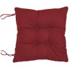 XPOSE® Sedák na stoličku REST - vínový 40x40 cm,