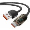 Toocki TXCTYX05-P USB na USB-C, 1m, fialový