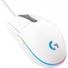 LOGITECH OEM Logitech G203 Gen2/Herná/Optická/Pre pravákov/8 000 DPI/Drôtová USB/Biela 910-005797