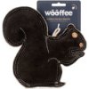 Wooffee pravá kože čierna veverka 18 cm